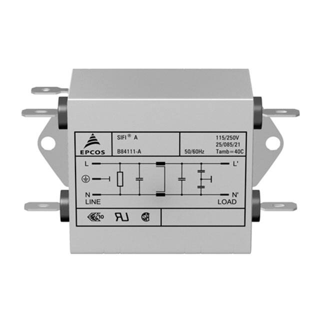 B84111A0000B120 EPCOS - TDK Electronics  Moduli di filtro di linea di alimentazione